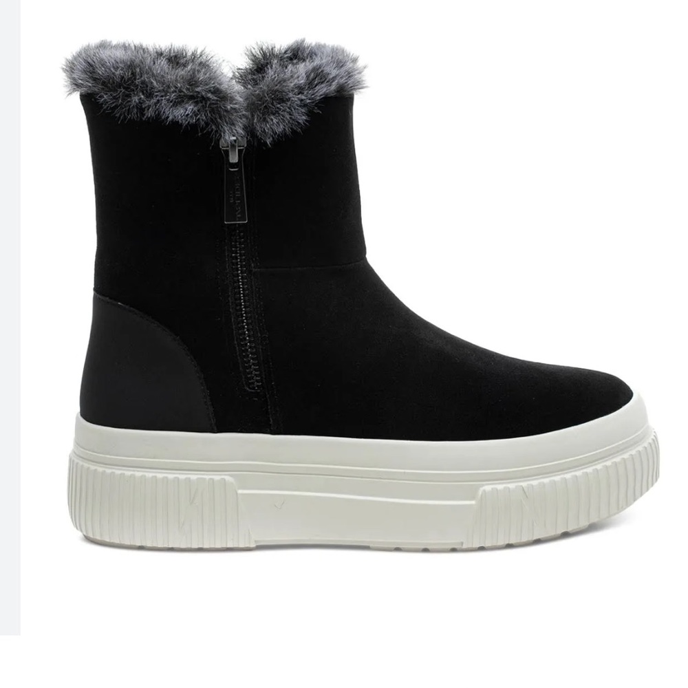 J/Slides Wally Navy Blue Suede Boots